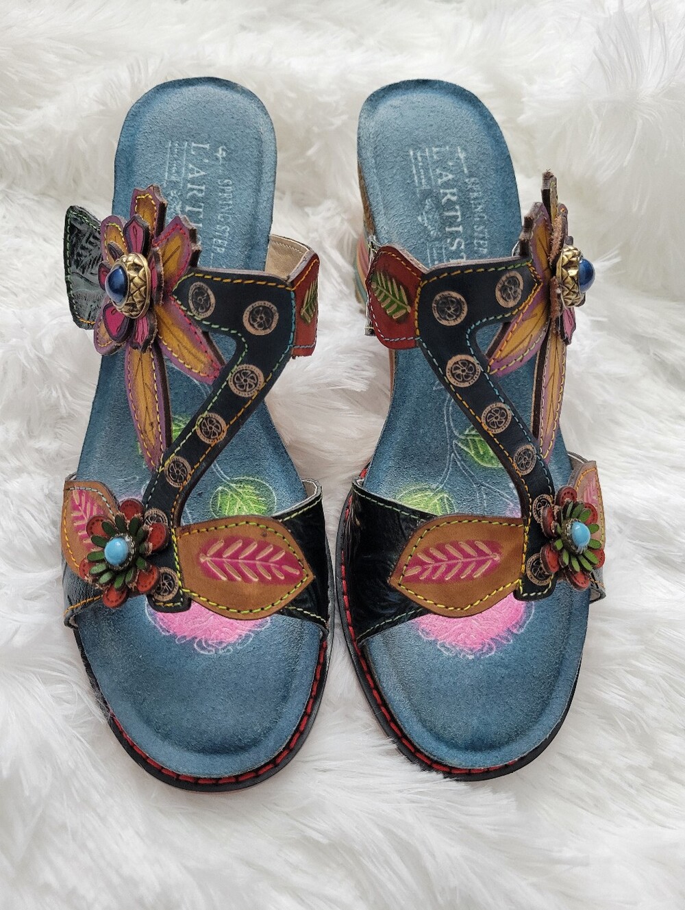 L'Artiste - Rossie Sandals - Slip On Sandals - Picture 4 of 9